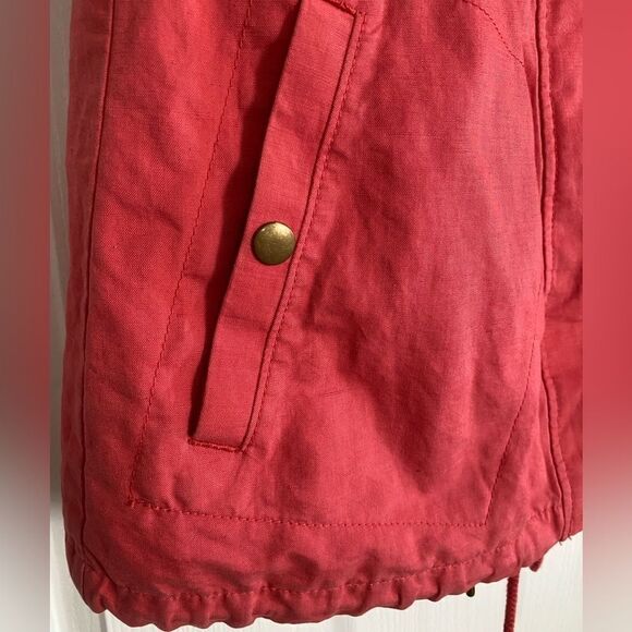 Loft Cotton Linen Blend Jacket Pink Women’s Size Small GUC - Picture 10 of 15